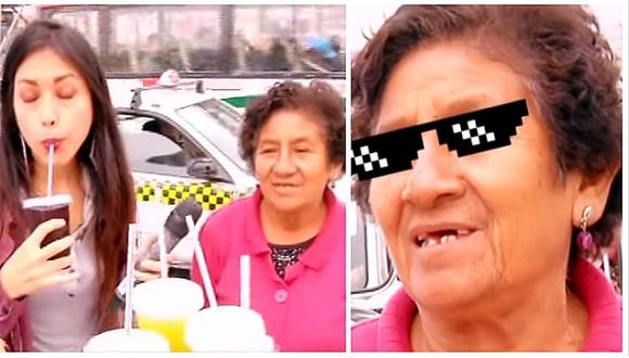 YouTube: reportera recibió épica respuesta de señito que vende desayunos (VIDEO)