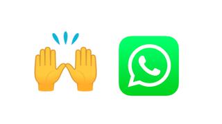 Esto significa el emoji de las manos arriba y cuándo usarlo en WhatsApp