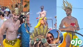 Guty Carrera enloquece a mexicanas al bailar en carro alegórico: “un papucho, tallado por los dioses”