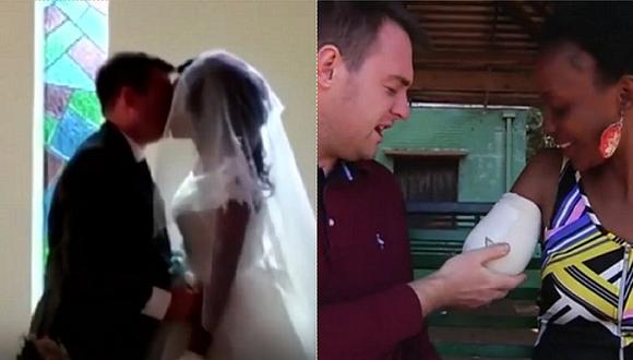 Un cocodrilo le mordió el brazo días antes de su boda pero ella llegó al altar 