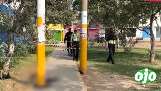 Comas: hombre fue asesinado por sicario en los exteriores de un colegio (VIDEO)