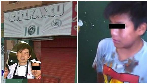 Huánuco: niño pide comida y dueño de chifa lo golpea hasta sangrar (VIDEO)