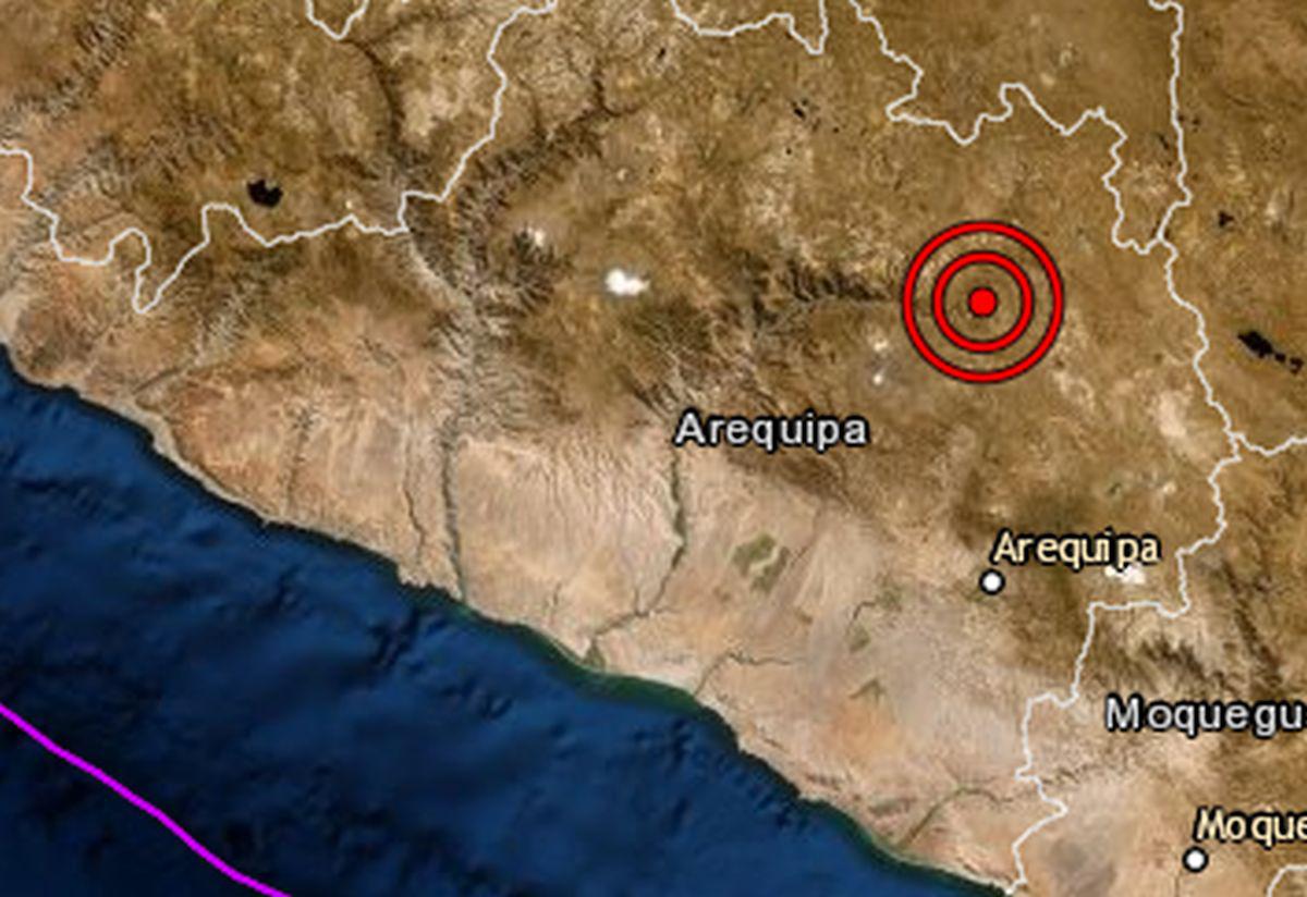 Arequipa: sismo de magnitud 4,3 se reportó en Castilla esta mañana. (IGP)