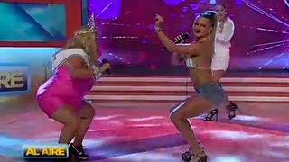 Leslie Shaw olvida el problema con Alejandra Baigorria bailando el 'Toto' 