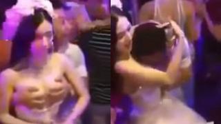 YouTube: Novia se deja tocar los senos en su boda por esta “loca” razón [VIDEO] 