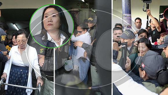Mamá, hermana e hija de Keiko Fujimori la visitaron en penal (FOTOS Y VIDEO)