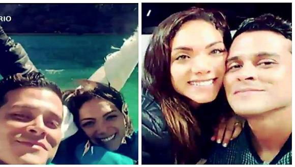 Christian Domínguez festeja su cumpleaños con su Chabelita en Huaraz (FOTOS)