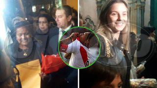 Thaisa Leal llega a misa por Paolo Guerrero junto a Doña Peta (FOTOS Y VIDEO)