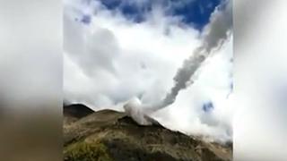 Ayacucho: Extraña explosión se produjo en un cerro de Huanta, reportan testigos | VIDEO
