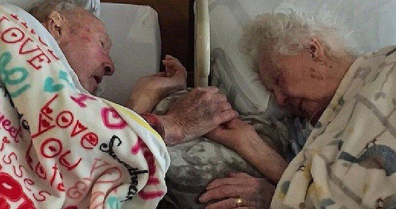 Reddit: Ancianitos se dan "último adiós" así tras 77 años de casados [FOTO]