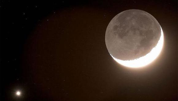 Espectáculo astral: La Luna oculta a Venus [VIDEO] 