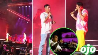 Romeo Santos enloquece a su público al cantar ‘Ella y yo’ junto a fanático en el Estadio Nacional | VIDEO
