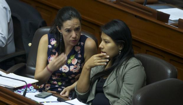 Marisa Glave e Indira Huilca renunciaron a la agrupación liderada por Verónika Mendoza tras alianza con el partido Perú Libre. (Foto: GEC)