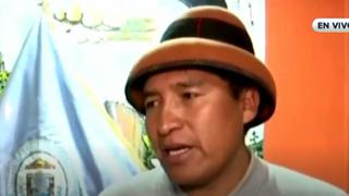 Alcalde provincial de Challhuahuacho pide al Gobierno levantar estado de emergencia