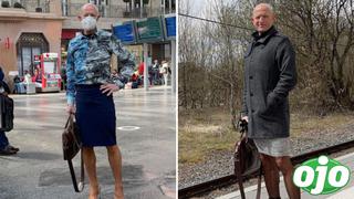 Hombre usa faldas y tacones para ir al trabajo: “no me hace menos macho” | FOTOS