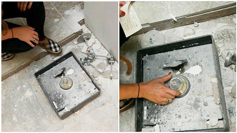 ¡ASU! Pareja halla caja fuerte y queda en "shock" al descubrir lo que hay dentro