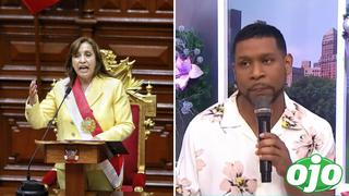 “La ropita no iba”: ‘Giselo’ se burla de look de Dina Boluarte durante juramentación como presidente