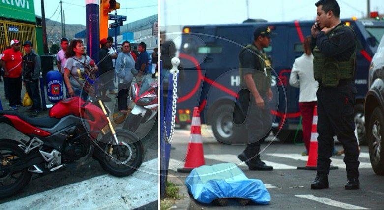 ​Moto se despistó dejando una mujer muerta y un herido (FOTOS)