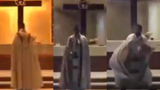 El dramático momento que se vivió en una iglesia en medio de una misa en Beirut | VIDEO