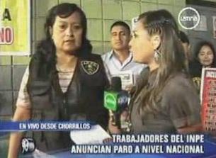 Video: Trabajadores del INPE inician huelga de 24 horas