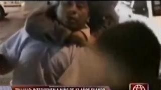 Trujillo: Detienen a chico de trece años que cobraba cupo [VIDEO]
