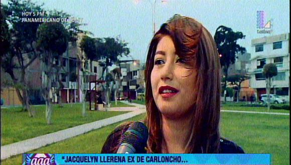 Carloncho: Jacquelyn Llerena dice esto tras escándalo con bailarín de Rosángela  