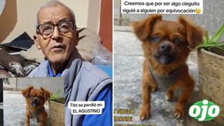 Abuelito del Agustino busca desesperadamente a su perrito: “Les ruego, ayúdenme a encontrarlo”