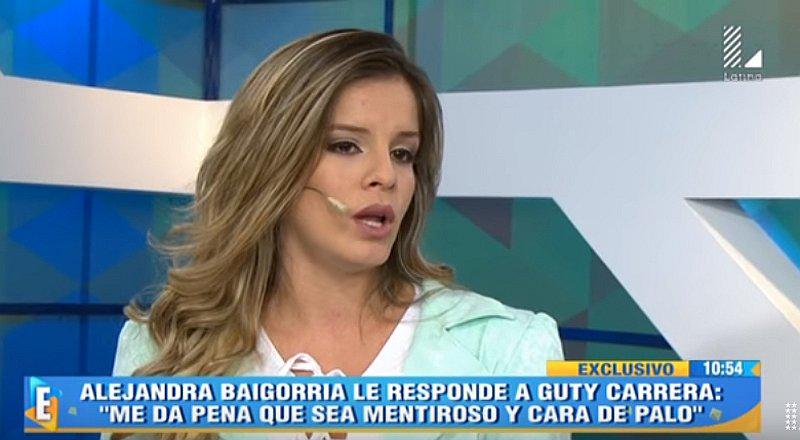 Alejandra Baigorria: Guty Carrera es un mentiroso y cara de palo [VIDEO] 
