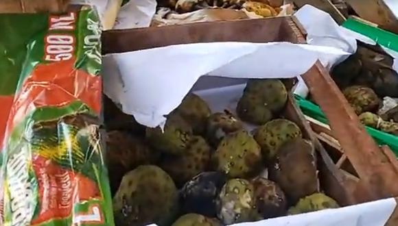 Toneladas de frutas llegaron podridas a mercados de Arequipa. Foto: Correo/FB