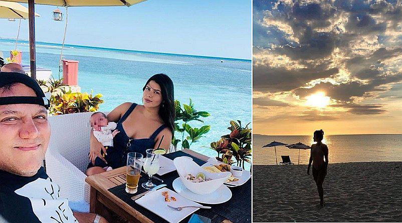 Esposa de Mauricio Diez Canseco se luce en ropa de baño a solo un mes de dar a luz (FOTOS)