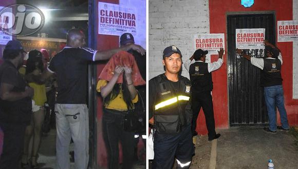 Clausuran prostíbulo clandestino con pésimas condiciones en Villa El Salvador (FOTOS)