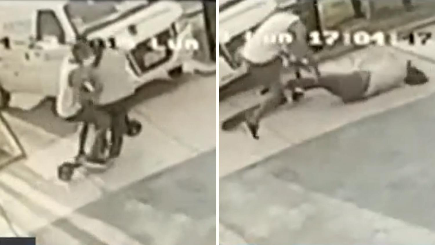 Cámaras registran primer accidente con scooter eléctrico en San Isidro (VIDEO)