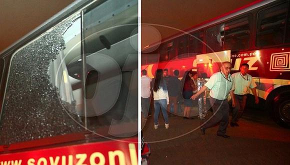Lurín: disparan a ventanas de bus interprovincial y asaltan a 50 pasajeros (FOTOS)