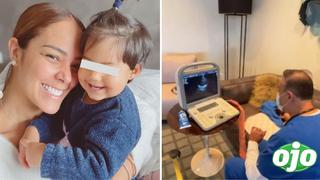 Karen Schwarz y Ezio Oliva felices porque su hija se sanó de la cardiopatía: “Gracias a Dios”
