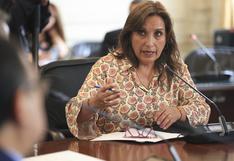Dina Boluarte: adelanto de elecciones se podría realizar en diciembre del 2023