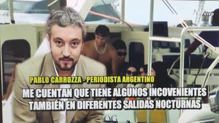Periodista argentino arremete contra Carlos Zambrano: “Tiene más noches que el camión de la basura"
