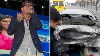 Hermanos Yaipén: Su excantante, Giuseppe Horna, sufre fuerte accidente de tránsito | VIDEO