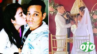 Luigi Carbajal se casó con su novia Diana García y sin canje 