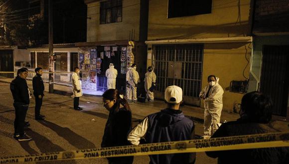 Ciudadano venezolano fue asesinado a balazos en San Juan de Lurigancho. (Foto: Joel Alonzo/ @photo.gec)
