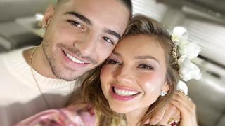 Thalía y Maluma se divierten de lo lindo mientras graban nuevo hit [VIDEO]