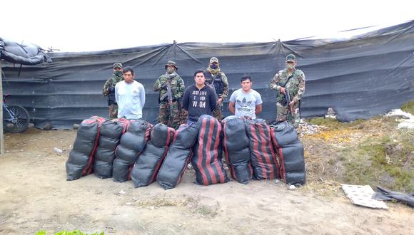 La Libertad: la mayor incautación se realizó en la provincia de Sánchez Carrión, donde se hallaron 460 kilos de marihuana camuflada en sacos de papa.