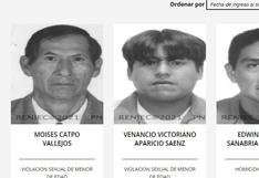 38% de los prófugos más buscados en el Perú son acusados de delitos sexuales