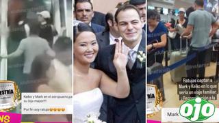 Keiko y Mark Vito se habrían reconciliado: pareja fue captada juntos en aeropuerto | VIDEO