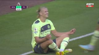 Erling Haaland ya brilla en Inglaterra: marcó su primer gol oficial en Manchester City | VIDEO