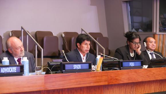 Pedro Castillo viajó a Estados Unidos para participar en la Asamblea General de las Naciones Unidas que se realiza en Nueva York. (Foto: Presidencia)