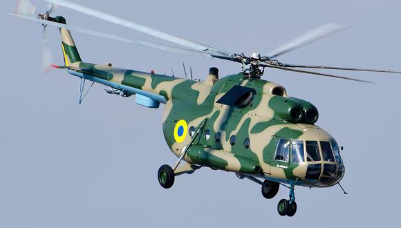 Un helicóptero MI-8 similar a los que operan en el Perú.