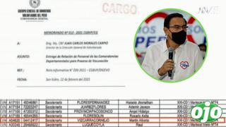 Martín Vizcarra aparece en lista de bomberos para acceder a vacuna contra el Covid-19 | VIDEO