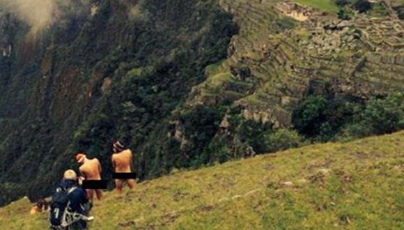 Turistas se toman fotos desnudos en Machu Picchu [VIDEO]