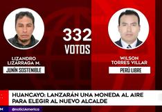 Junín: candidatos empatan con 332 votos y definirán ganador lanzando una moneda al aire | VIDEO