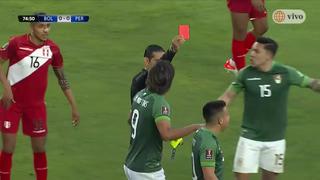 Perú vs. Bolivia: Alexander Callens sufrió una falta de Henry Vaca, quien se fue expulsado del partido | VIDEO